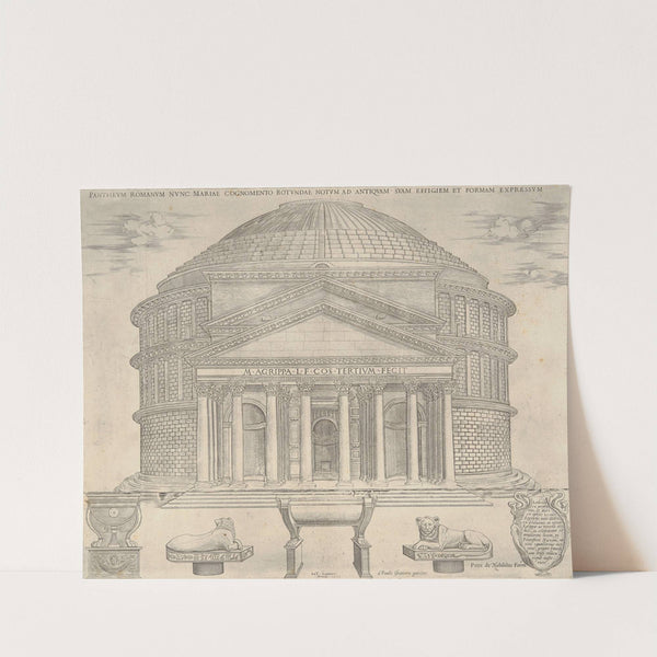 Pantheum Romanum nunc Mariae Cognomento by Nicolas Beatrizet