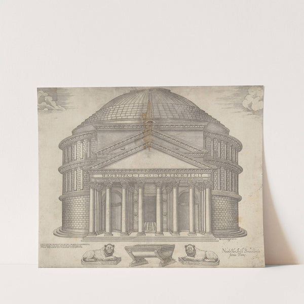 Pantheum Romanum nunc Mariae Cognomento by Nicolas Beatrizet