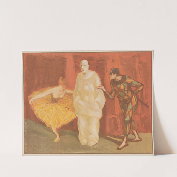 Pantomime (1898) by Henri-Gabriel Ibels