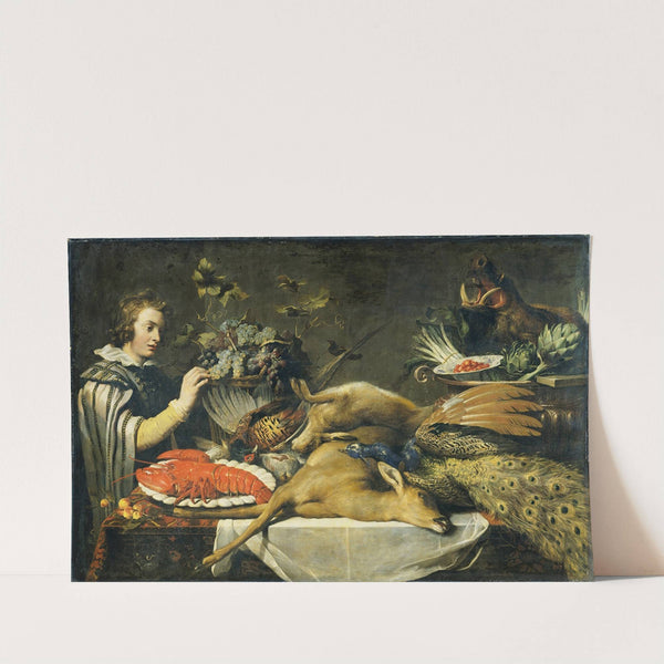 Pantry Scene with a Page by Frans Snyders