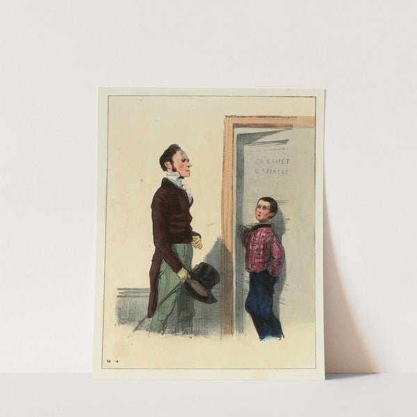 Pape te voilà ton homme de paille (1838-1840) by Paul Gavarni