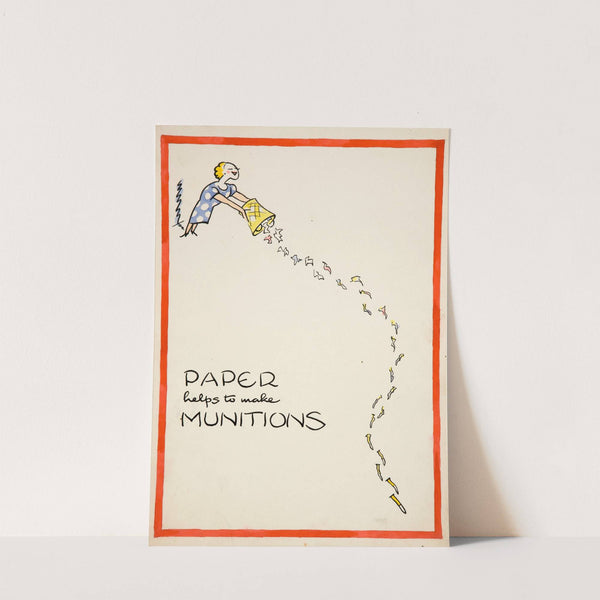 Paper helps to make munitions by Cyril Kenneth Bird (Fougasse)