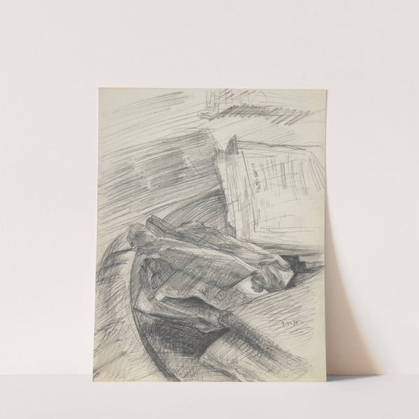 Papers and Books Arranged on a Table by James Ensor