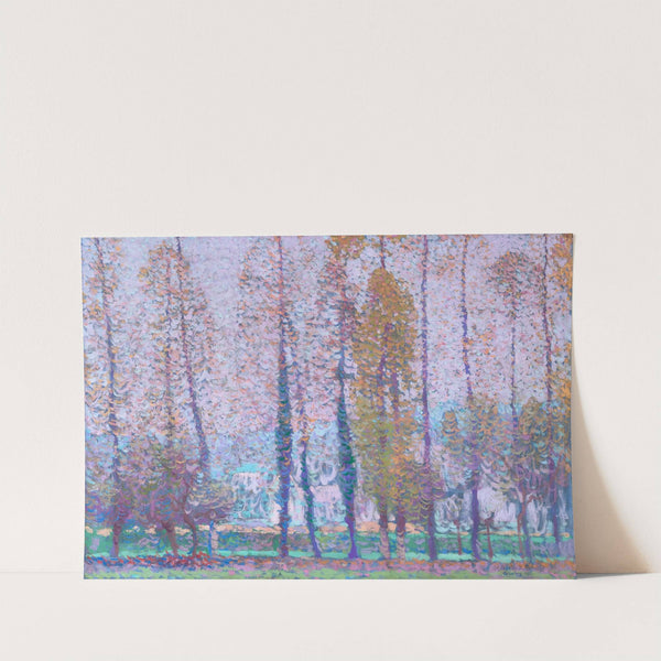 Pappelallee in Giverny (1906) by Charles Johann Palmié