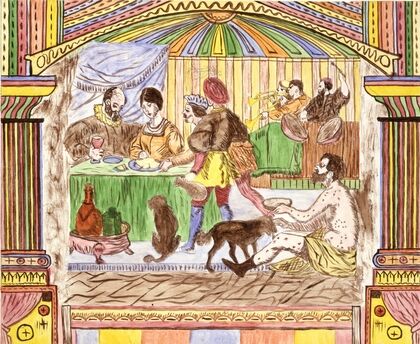 Parable of the Rich Man and Lazarus (ca. 1880)
