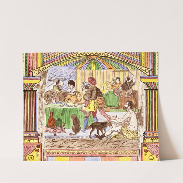 Parable of the Rich Man and Lazarus (ca. 1880) by Lawrence W. Ladd