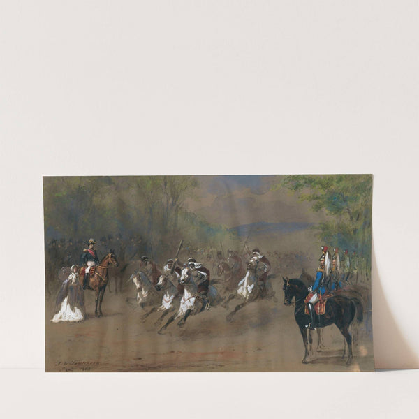 Parade (1863) by Nikolai Egorovich Sverchkov