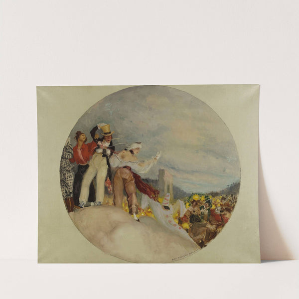 Parade sur les boulevards by Auguste-François-Marie Gorguet