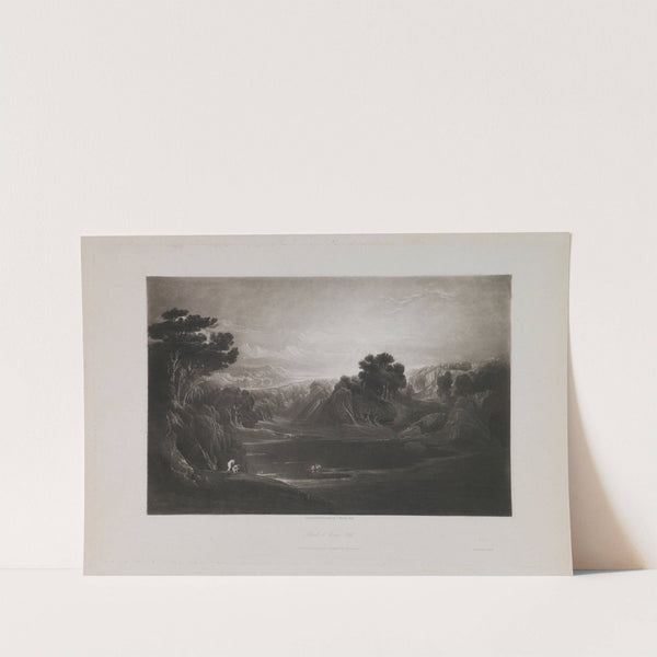 Paradise – Adam and Eve – The Morning Hymn (Book 5, Line 136) (1824–1827) by John Martin