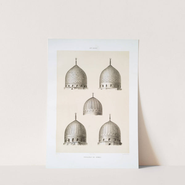 Parallèle de dômes by Émile Prisse d'Avennes