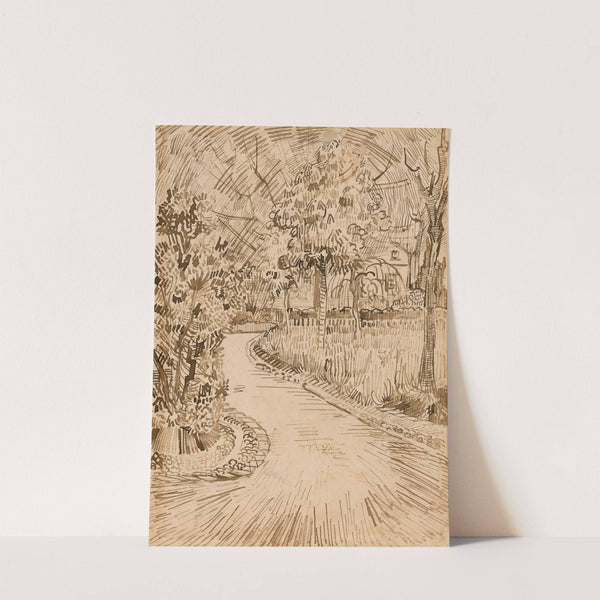 Parc à Arles avec un coin de la Maison Jaune (1888) by Vincent van Gogh