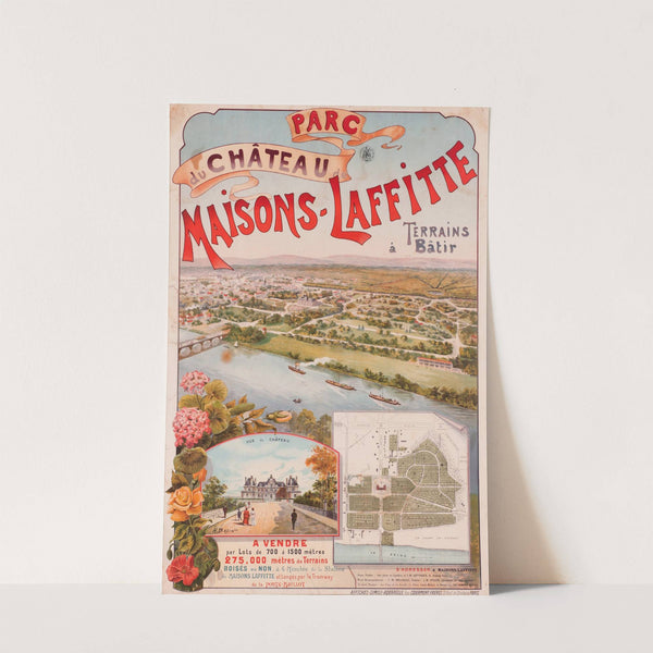 Parc du château. Maisons-Laffitte. Terrains à Bâtir (1904) by H. Basin