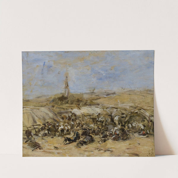 Pardon of Ste-Anne-La-Palud (1858) by Eugène Boudin