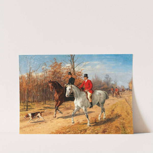 Parforce Hunting by Julius von Blaas