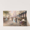 Paris, a Street Café by Emil Barbarini