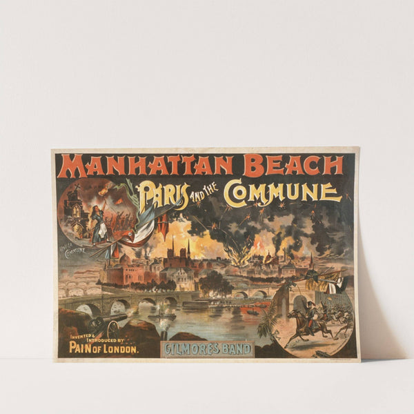 Paris and the Commune (1891) by Sackett & Wilhelms Litho.