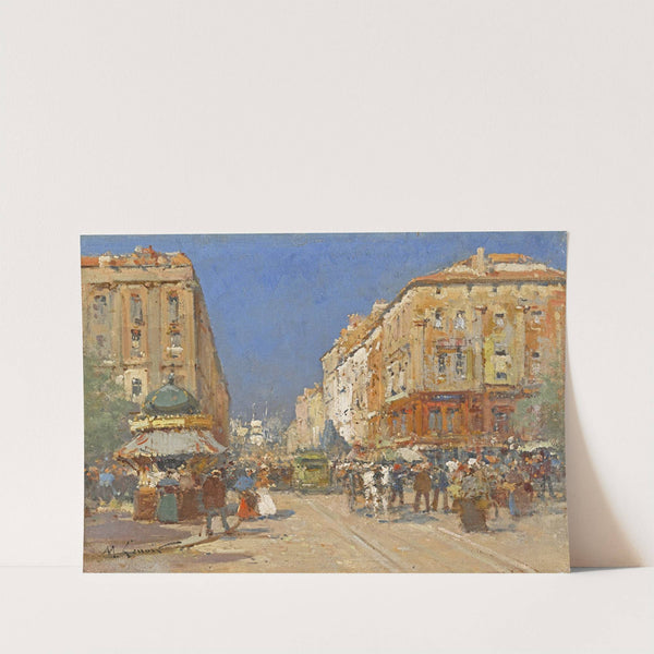 Paris at midday by Maurice Lenoir