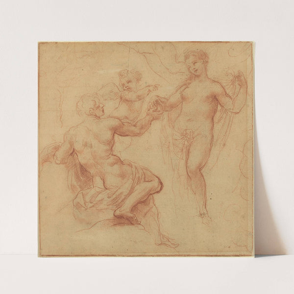 Paris Awarding the Apple to Venus by Francesco Albani