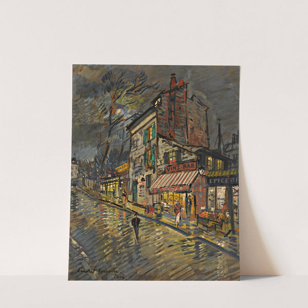 Paris By Night by Konstantin Alexeevich Korovin