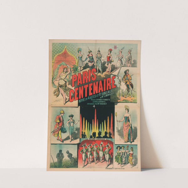Paris Centenaire Revue En 4 Actes Et 11 Tableaux De Mr. Lemonnier (1889) by Edward Ancourt
