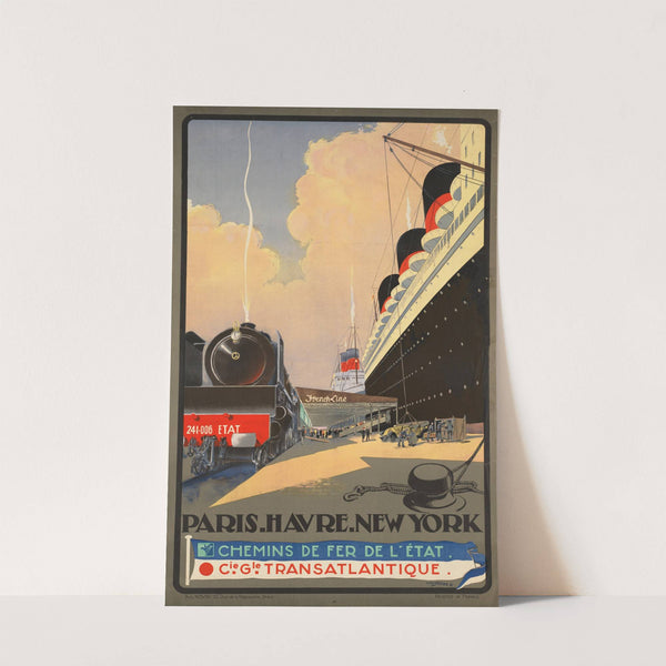 Paris-Havre-New York (1920-1930) by Albert Sébille