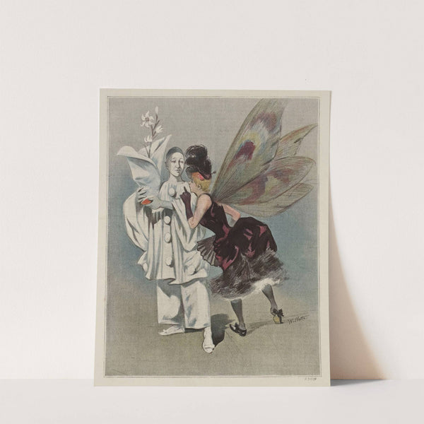 Paris Illustré Dessin de Villette (1888) by Adolphe Léon Willette