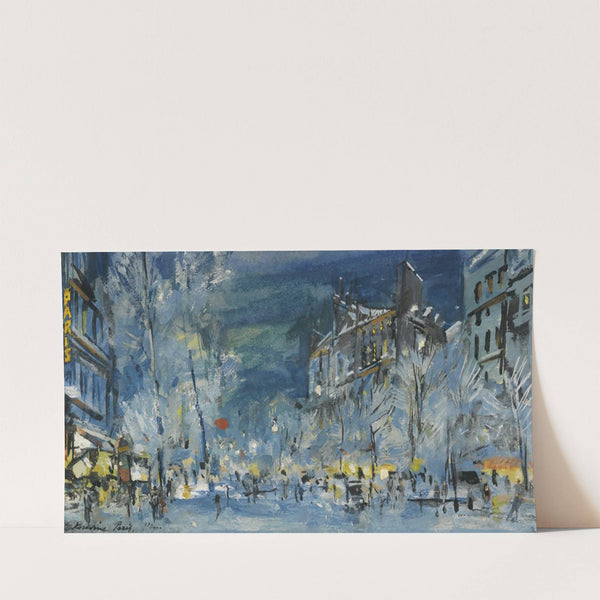 Paris In Winter by Konstantin Alexeevich Korovin