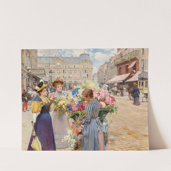 Paris - La rue du Havre by Louis Marie De Schryver