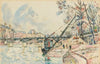 Paris, La Seine Au Pont Des Arts