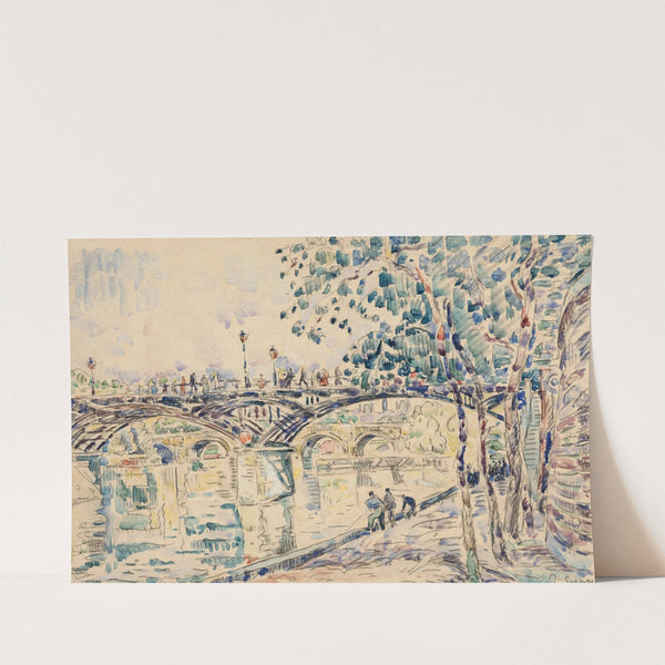 Paris, le Pont des Arts by Paul Signac