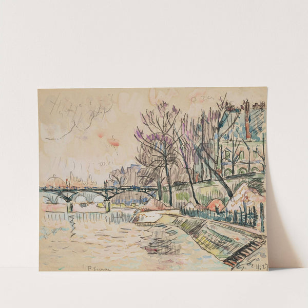 Paris, le Pont des Arts by Paul Signac