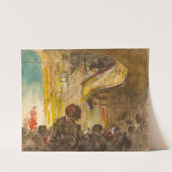 Paris Music Hall (1900) by Everett Shinn