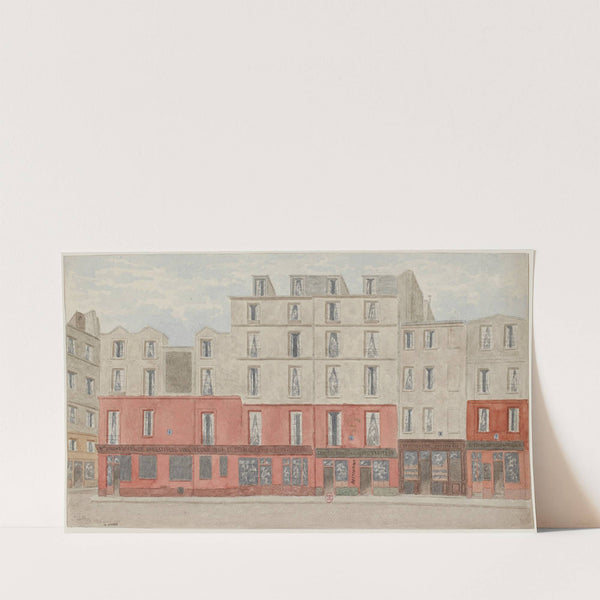 Paris. nº1 à 7 d’une rue non identifiée by Jules Gaildrau