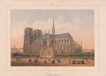Paris. Notre Dame (1870-1879)