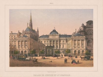 Paris. Palais de Justice et Ste. Chapelle (1870-1879)