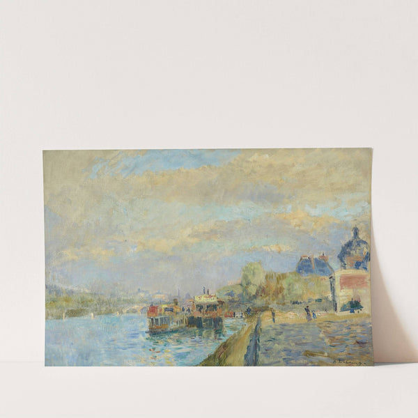 Paris, péniches à quai by Albert Lebourg