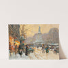 Paris, Place de la République in the rain, by Eugène Galien-Laloue