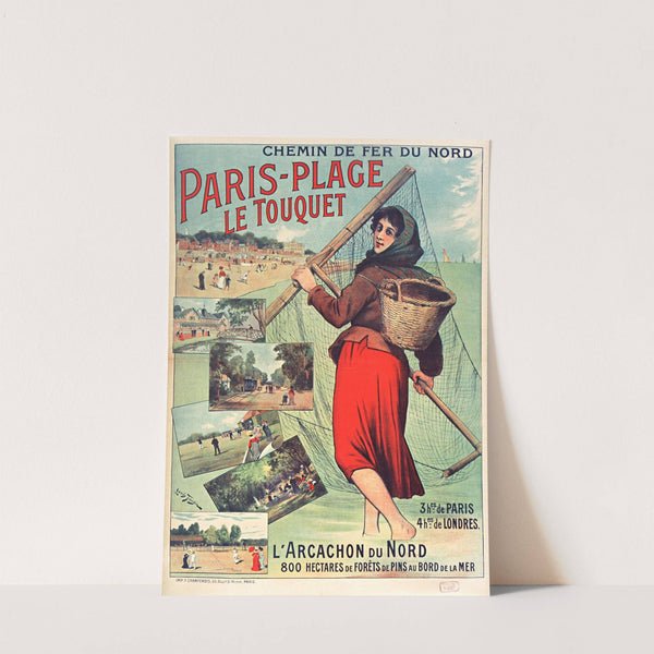 Paris-place le Touquet (1900-1910) by Louis Tauzin