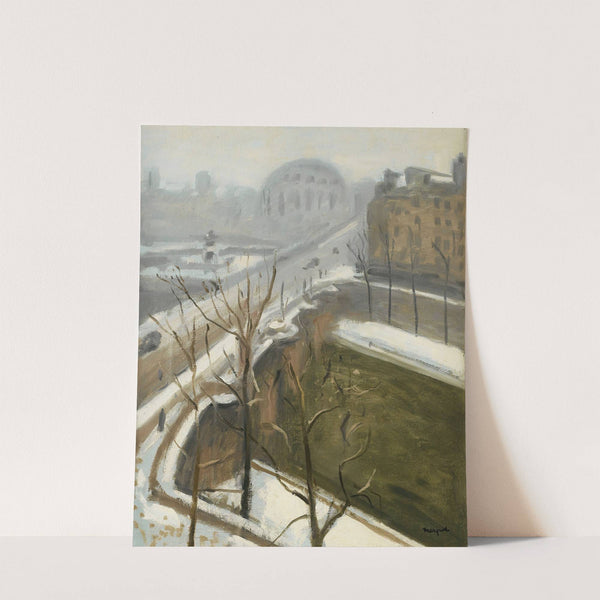 Paris, Pont Neuf, Fin De La Neige (1947) by Albert Marquet