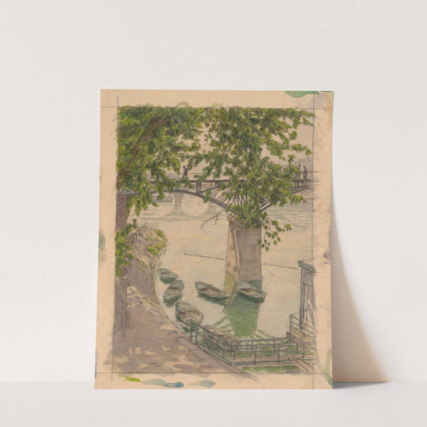 Paris, Quai de Seine by Henri Rivière