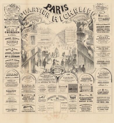 Paris, quartier Richelieu (1862)