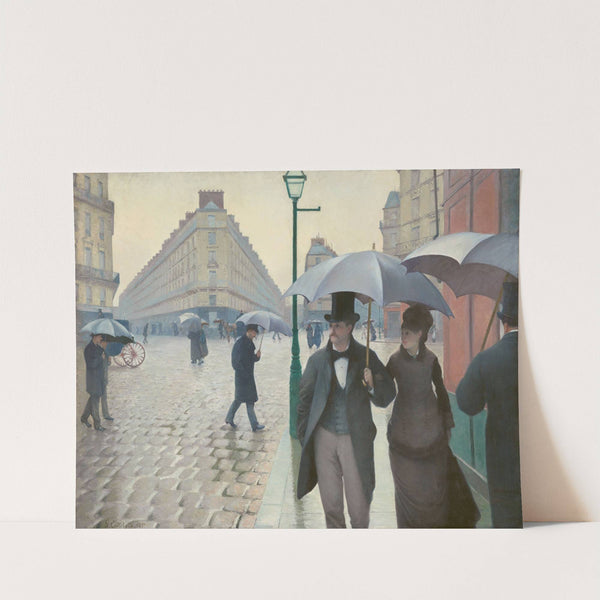 Paris Street; Rainy Day by Gustave Caillebotte