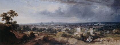 Paris, vu des hauteurs de Montmartre