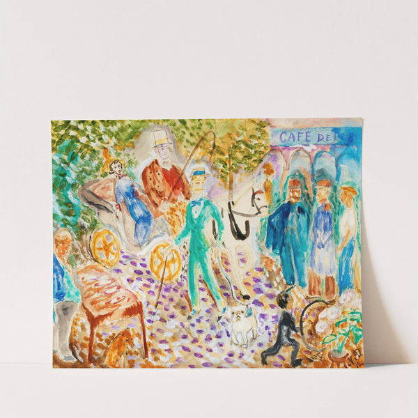 Parisergata by Nils Dardel