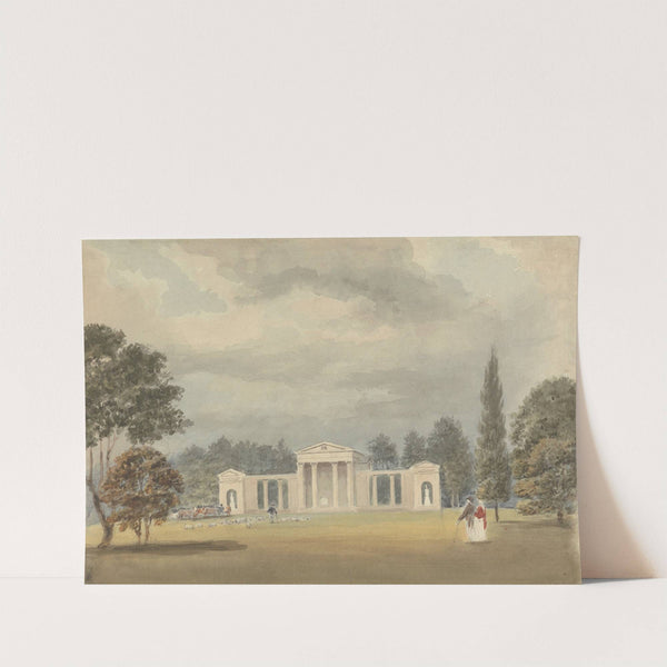 Parish Church, Front and Partial Right View, Ayot St. Lawrence, Hertfordshire by Samuel Davis