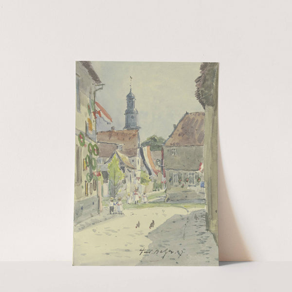 Parish fair in Rockenhausen by Ferdinand Balzer