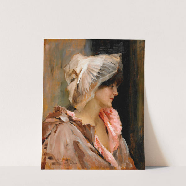 Parisian lady in a Peignoir (1884) by Albert Edelfelt