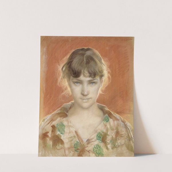 Parisian Model in a Dressing Gown (1885) by Albert Edelfelt