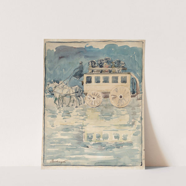 Parisian Omnibus (1893-1894) by Maurice Prendergast