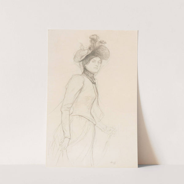 Parisienne (Portrait of Hélène Linder) by Armand Point